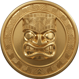 Gold Tiki Coin