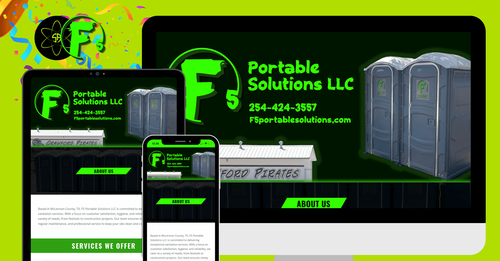 F5 Portable Solutions homepage