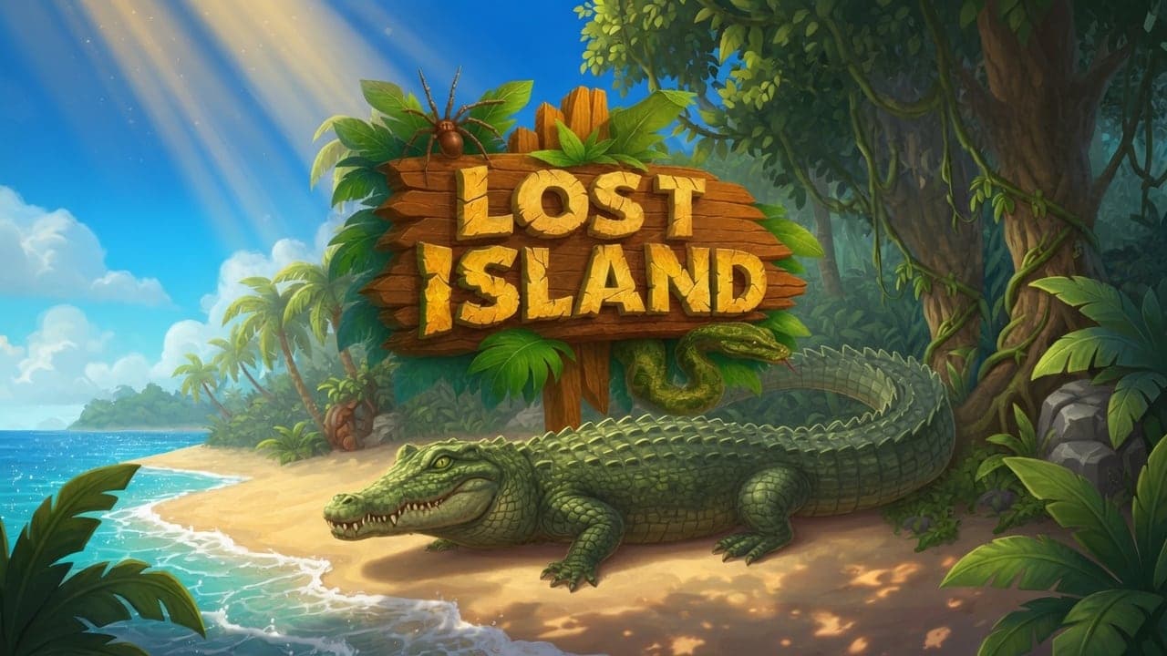 Lost Island loading screen background art
