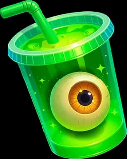 Green eyeball cup symbol