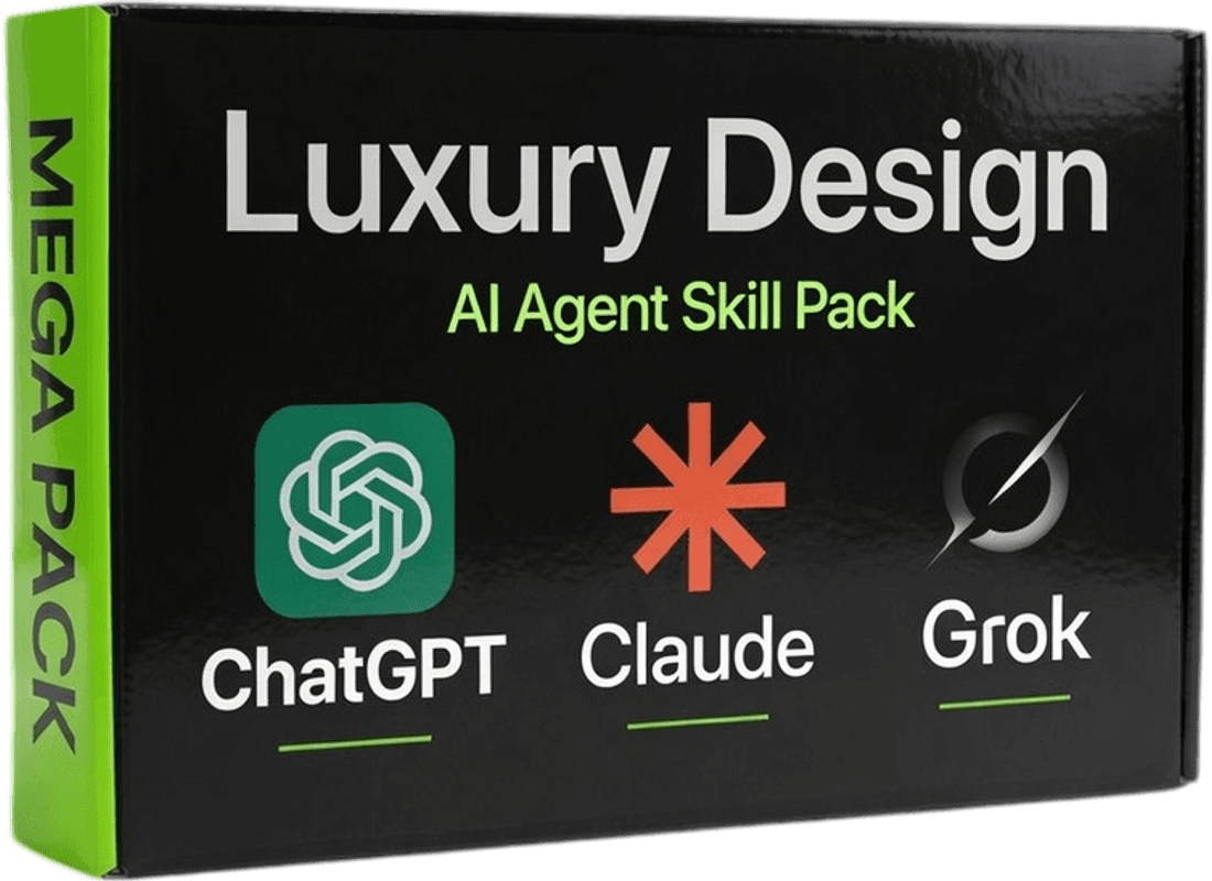 Luxury Design Focused Pack product box