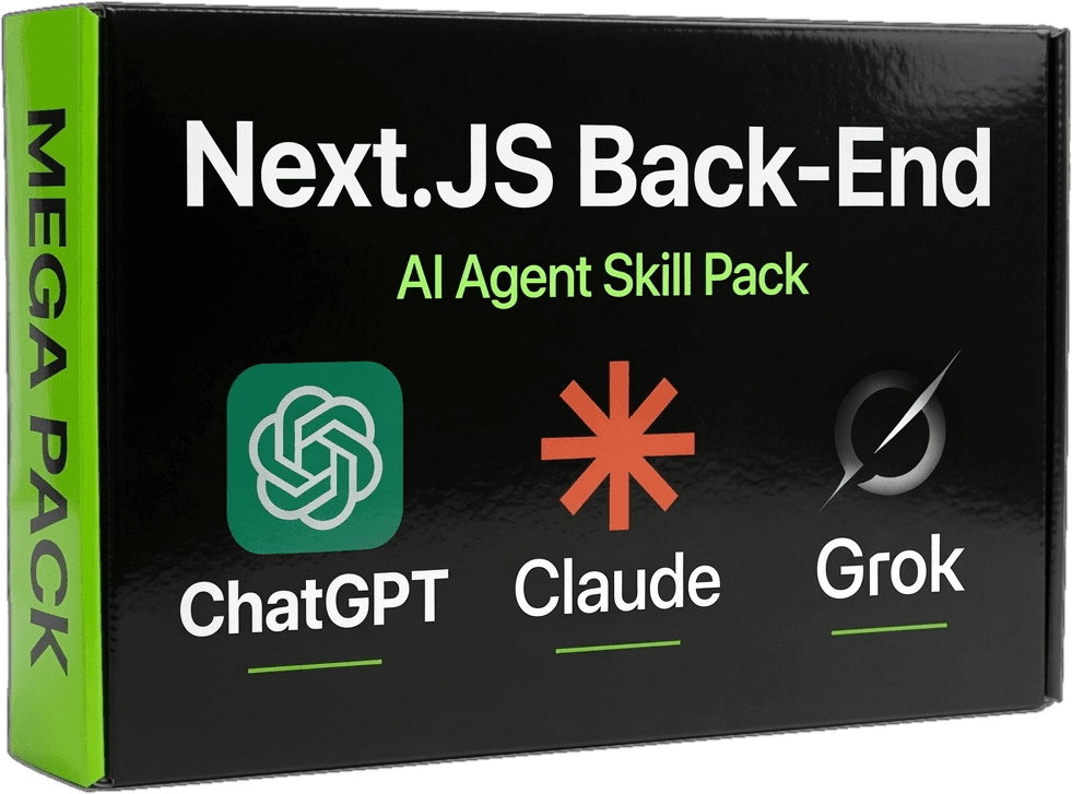 Next.js Back-End Focused Pack product box
