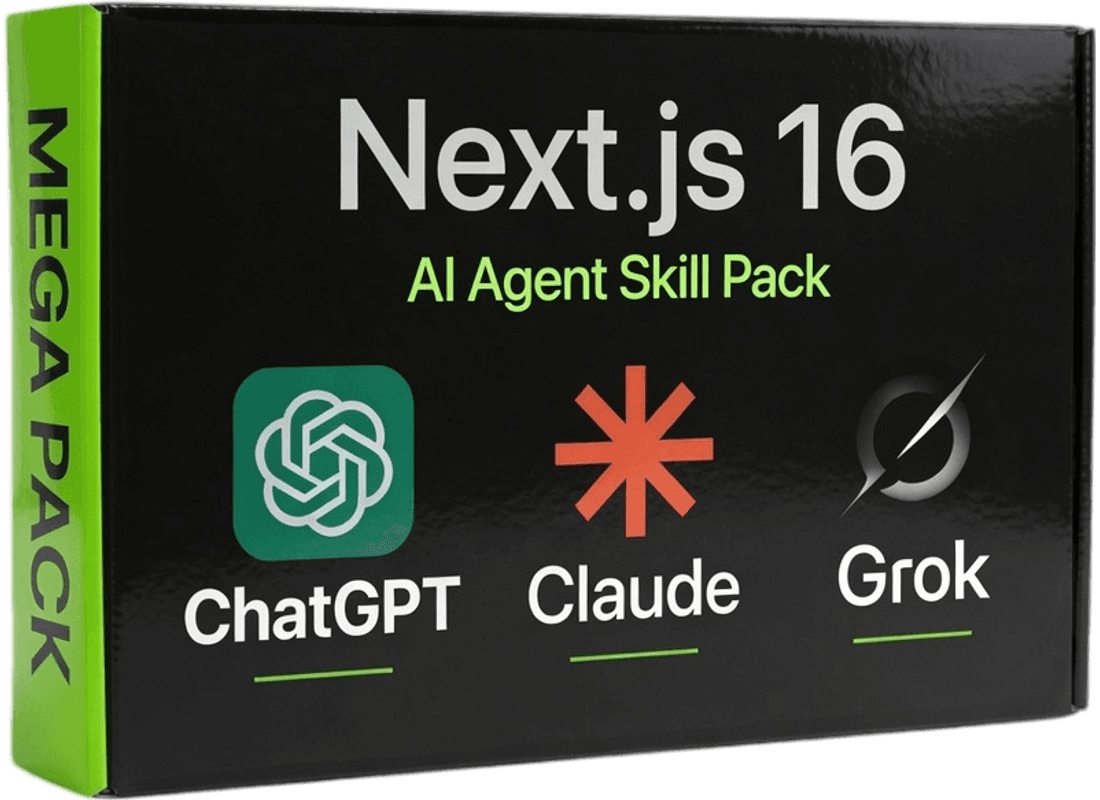 Next.js 16 Focused Pack product box