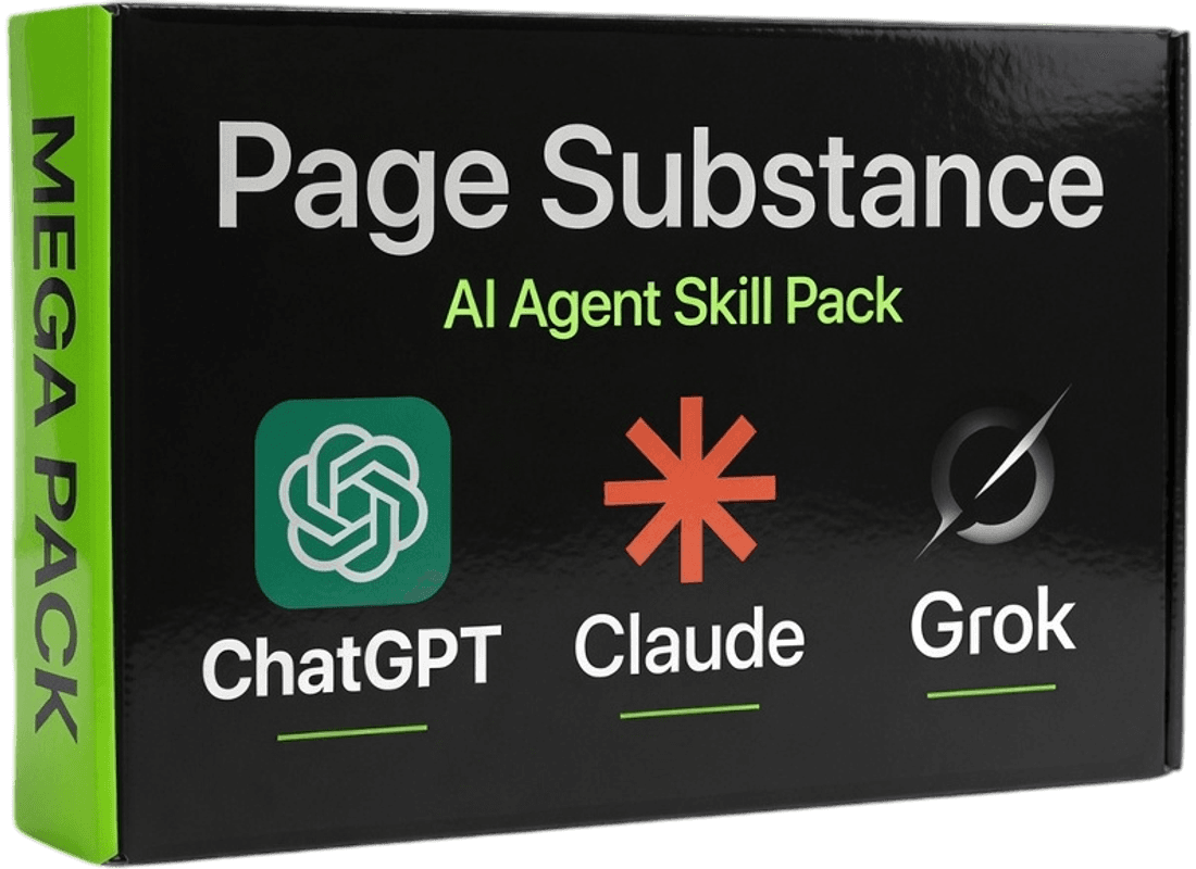 Page Substance Focused Pack product box