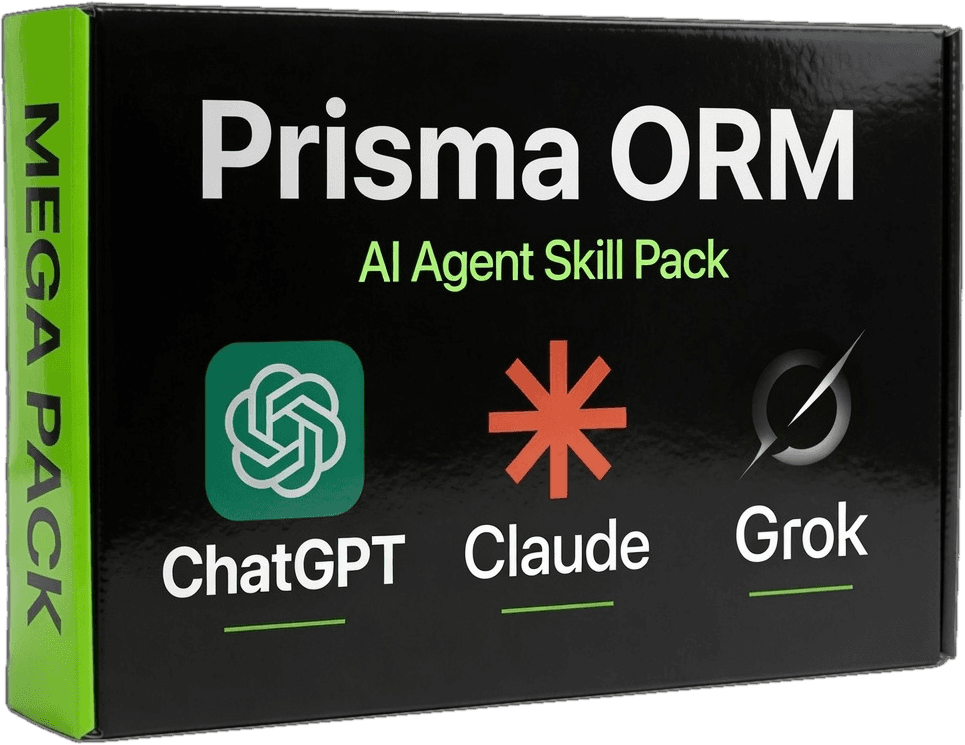Prisma ORM Focused Pack product box