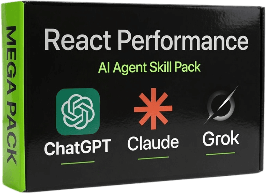 React Performance Focused Pack product box