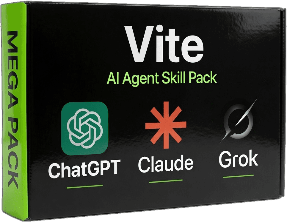 Vite Build Focused Pack product box