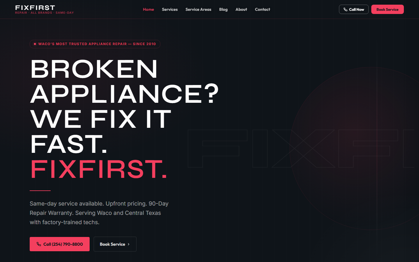 Appliance Repair — Home