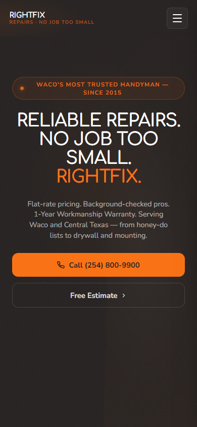 Handyman Services on mobile
