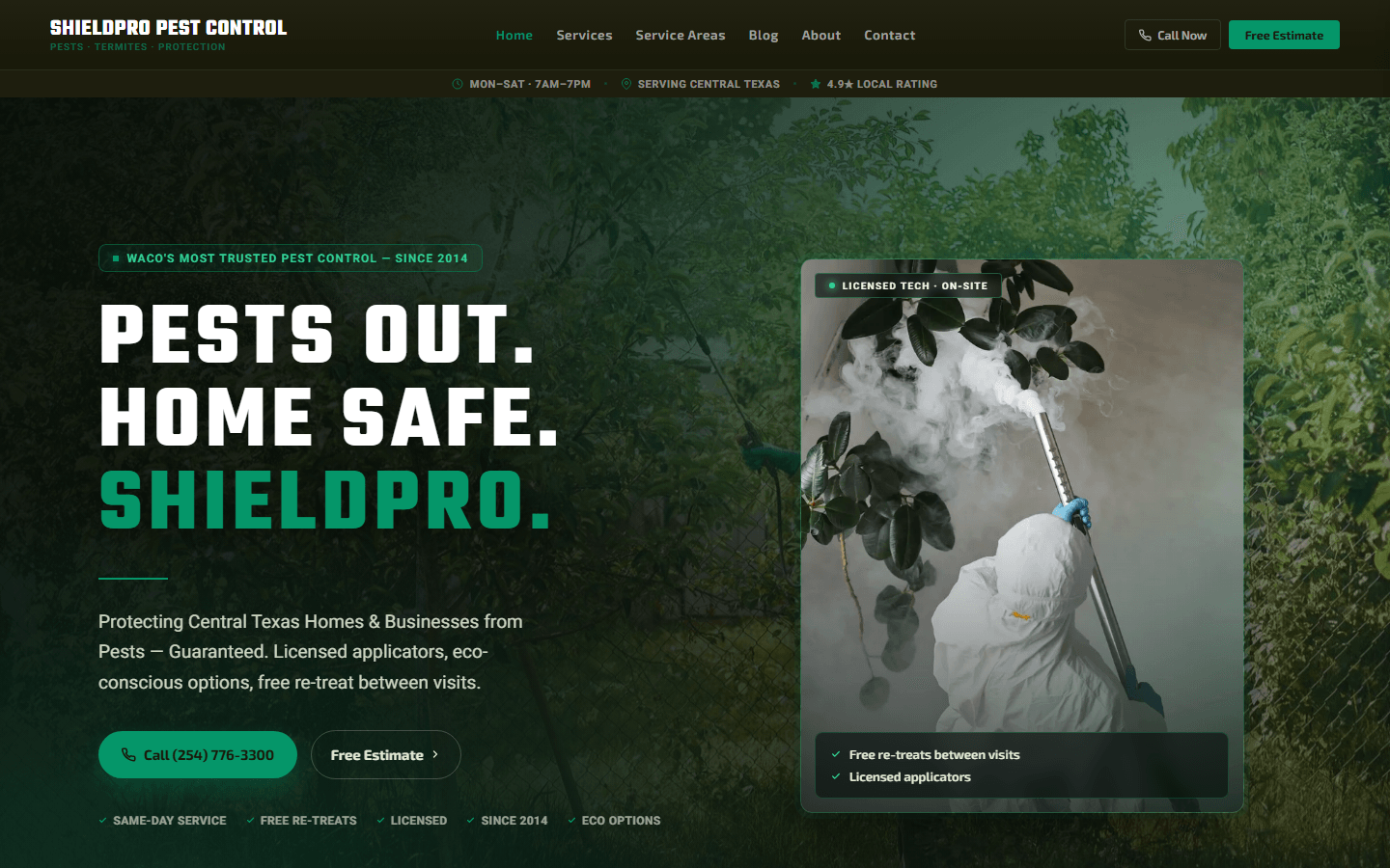 Pest Control and Exterminating preview