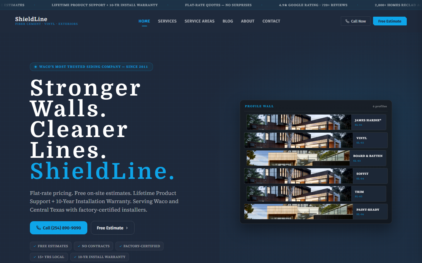 Siding and Exterior — Home