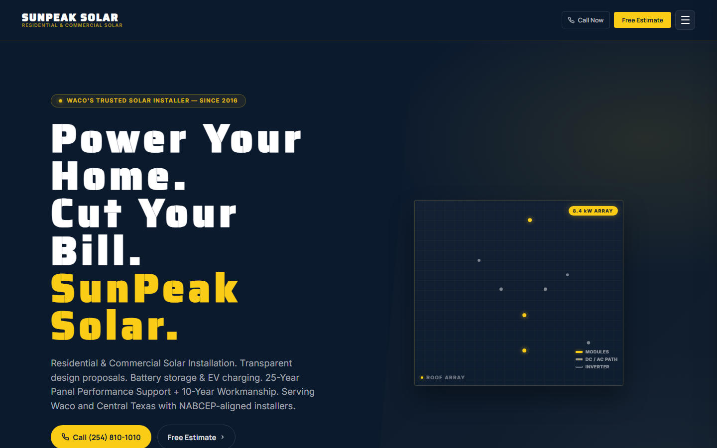 Solar Installation — Home